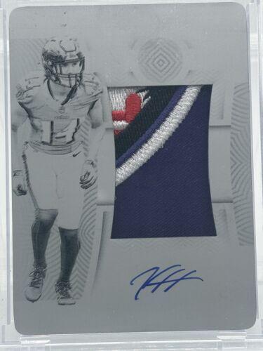 Kyle Hamilton [Patch Autograph Printing Plate Black] #186