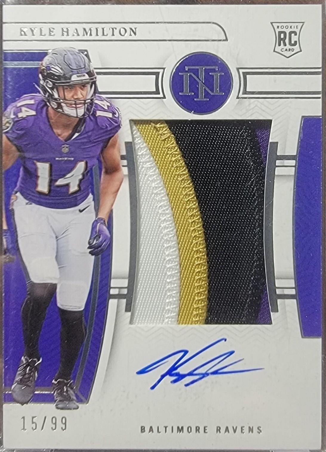 Kyle Hamilton [Patch Autograph] #186