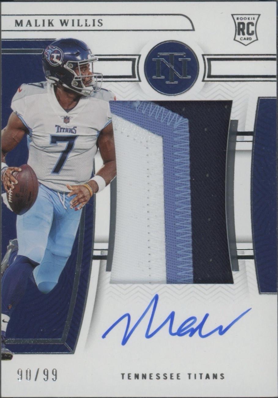 Malik Willis [Patch Autograph] #157