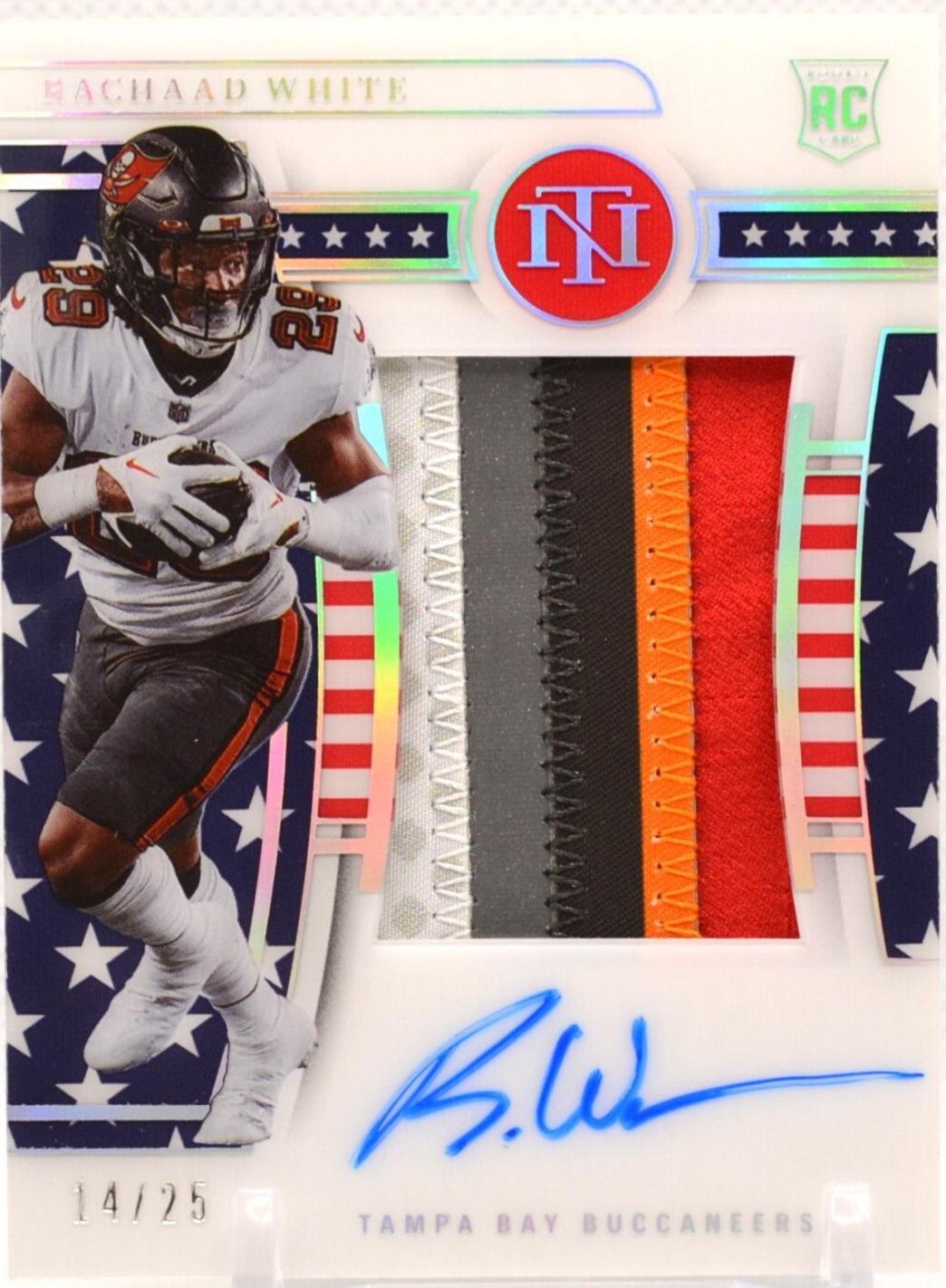 Rachaad White [Patch Autograph Stars & Stripes Blue] #203