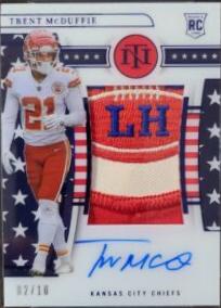Trent McDuffie [Patch Autograph Stars & Stripes Blue] #199