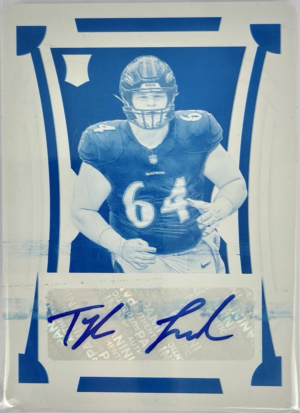 Tyler Linderbaum [Signature Printing Plates] #108