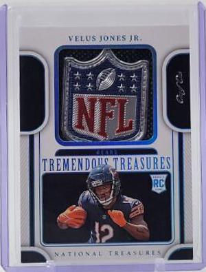 Velus Jones Jr. [Patch Autograph Platinum NFL Shield] #181