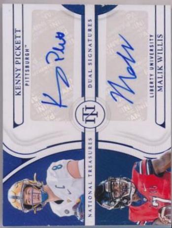 Kenny Pickett, Malik Willis [Blue] #DS-PIT