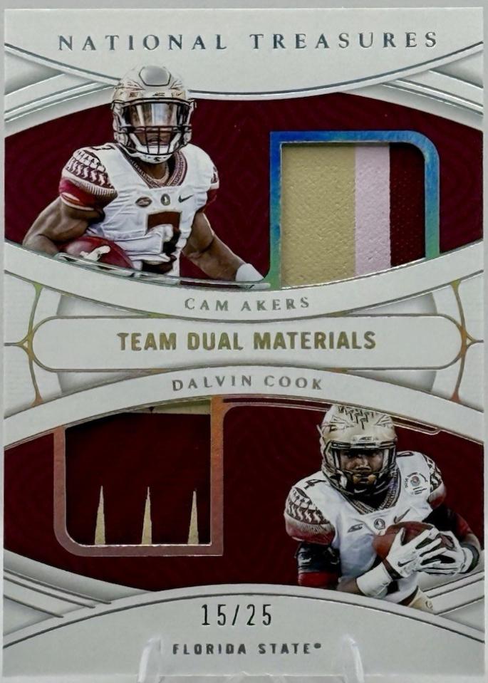 Cam Akers, Dalvin Cook [Silver] #TDM-FSU