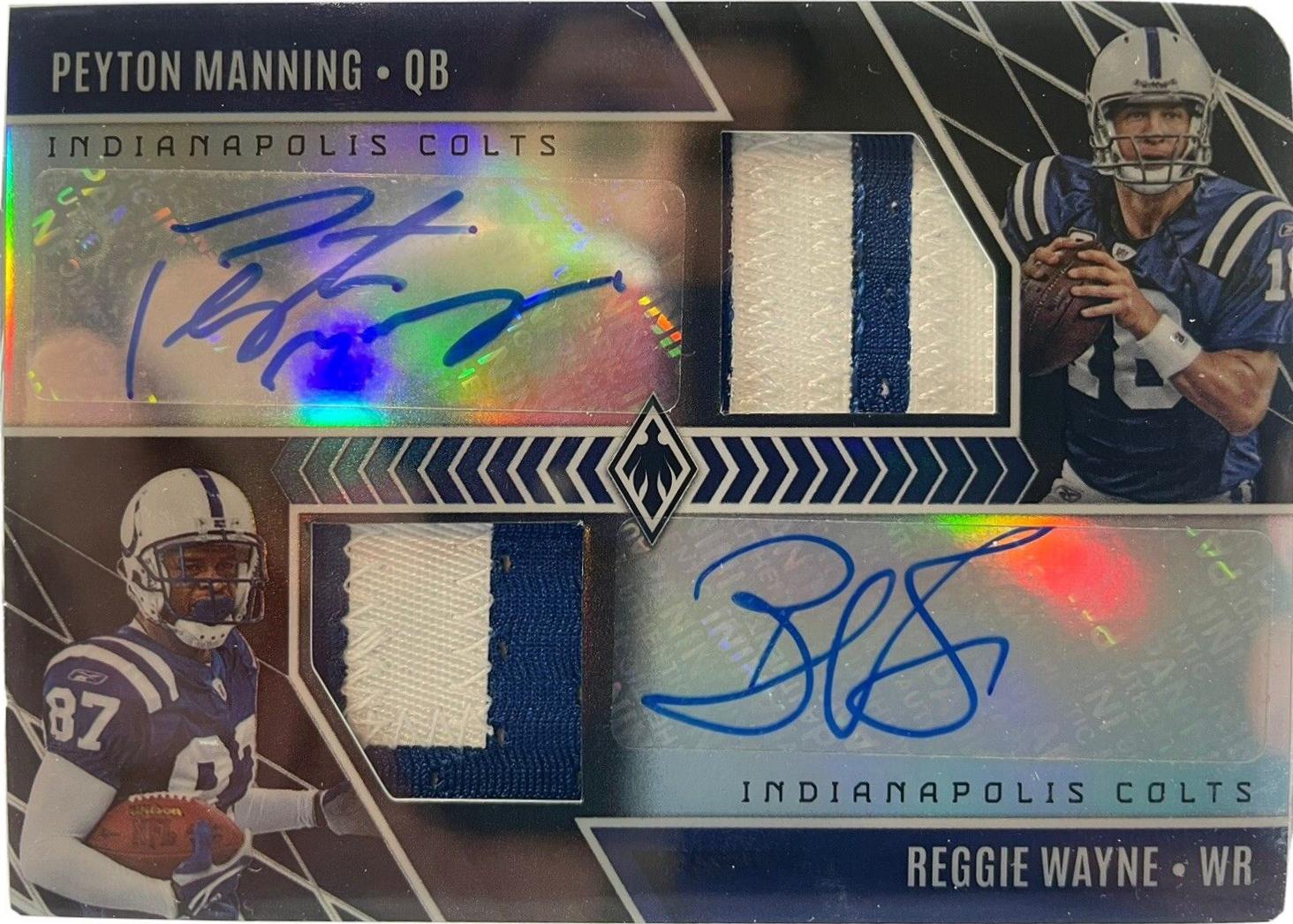 Peyton Manning, Reggie Wayne [Black] #DPA-PR
