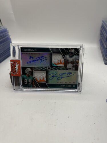 Zach Thomas, Jason Taylor [Black] #DPA-ZJ