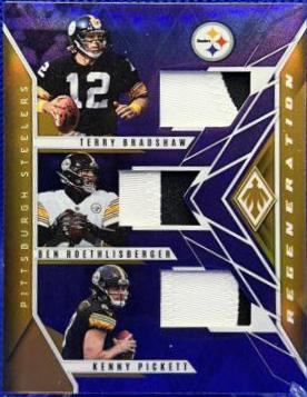 Terry Bradshaw, Ben Roethlisberger, Kenny Pickett [Purple] #REGEN-1