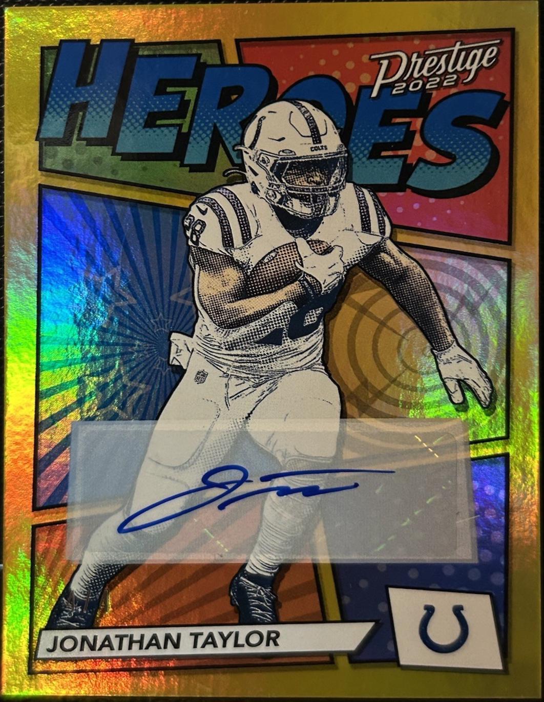 Jonathan Taylor [Autograph Gold] #H-9