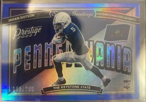 Jahan Dotson [Blue] #SG-12