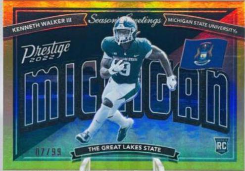 Kenneth Walker III [Gold] #SG-15
