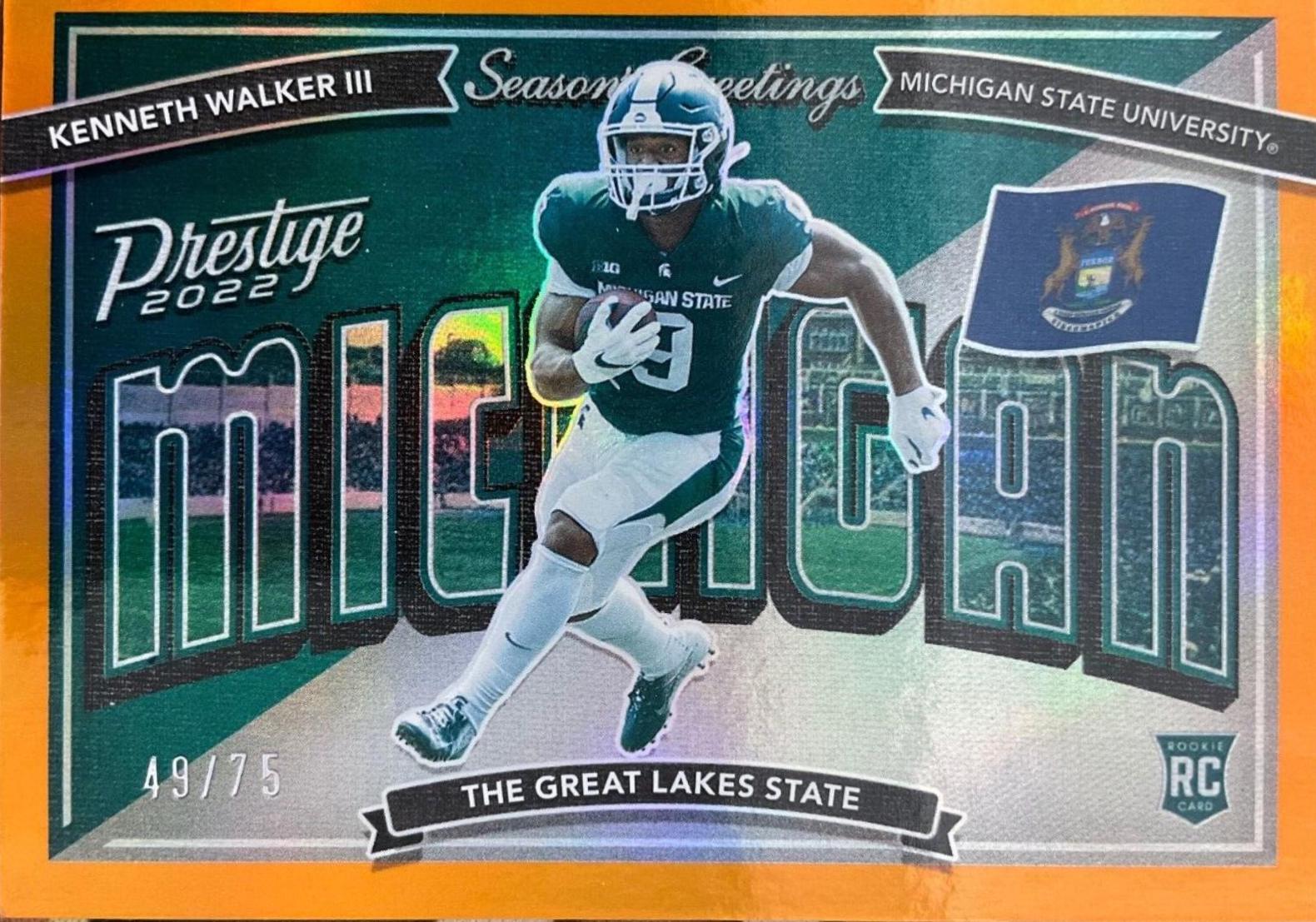 Kenneth Walker III [Orange] #SG-15