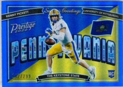 Kenny Pickett [Blue] #SG-1