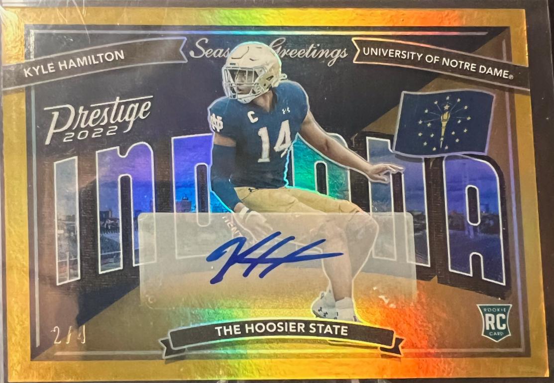 Kyle Hamilton [Autograph Gold] #SG-19