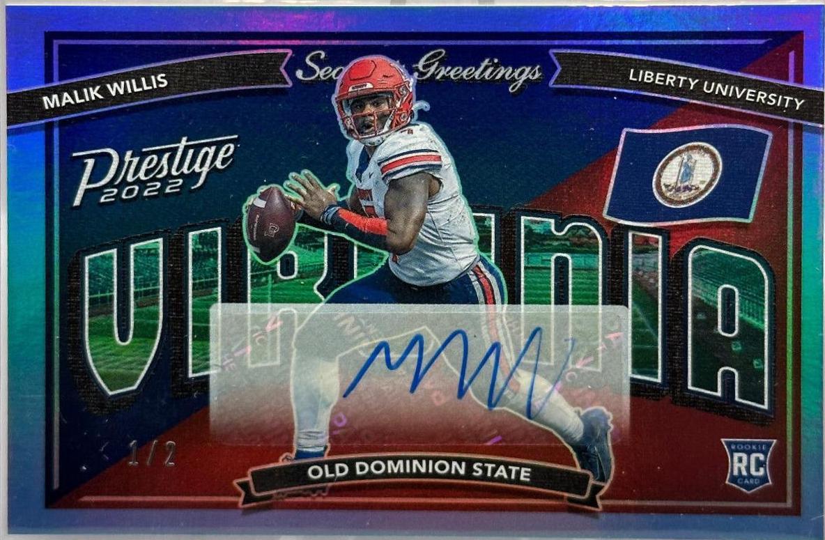 Malik Willis [Autograph Platinum] #SG-2