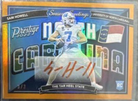 Sam Howell [Autograph Orange] #SG-5