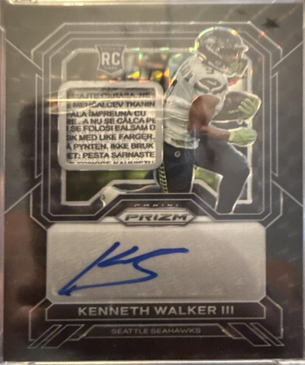 Kenneth Walker III [Black Finite] #RPA-KW