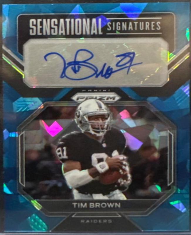 Tim Brown [Autograph Blue Ice Prizm] #SS-TB