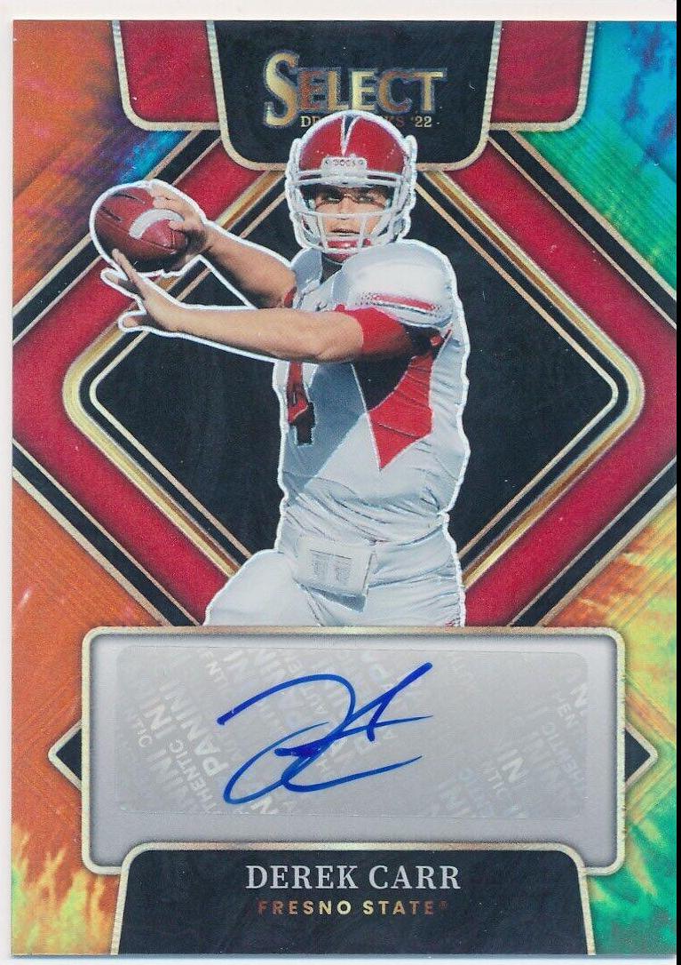 Derek Carr [Tie Dye] #S-DCA