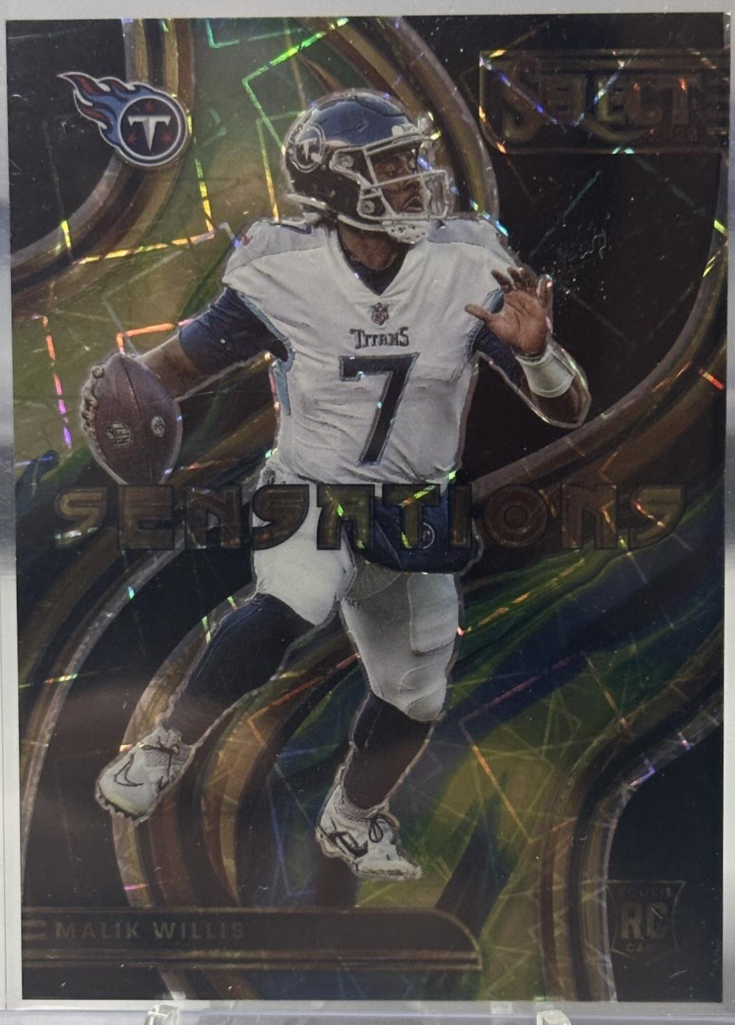 Malik Willis [Green Black Snakeskin] #SEN-21