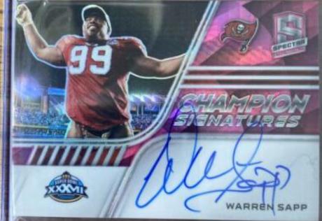 Warren Sapp [Pink] #CS-WS