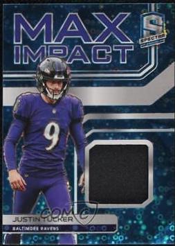 Justin Tucker [Neon Blue] #MI-JTU