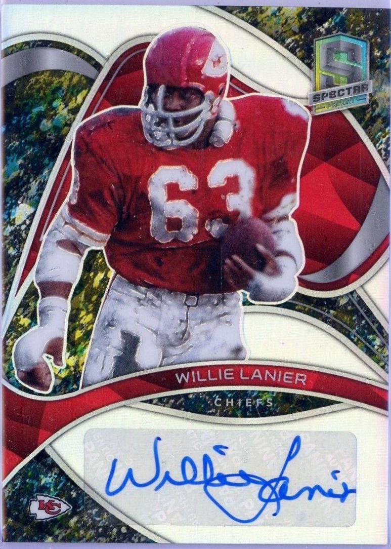 Willie Lanier [Splatter] #SIG-WLA