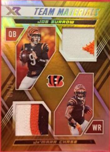 Joe Burrow, Ja'Marr Chase [Gold] #TM-10