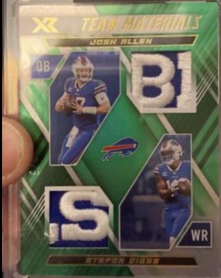 Josh Allen, Stefon Diggs [Green] #TM-1