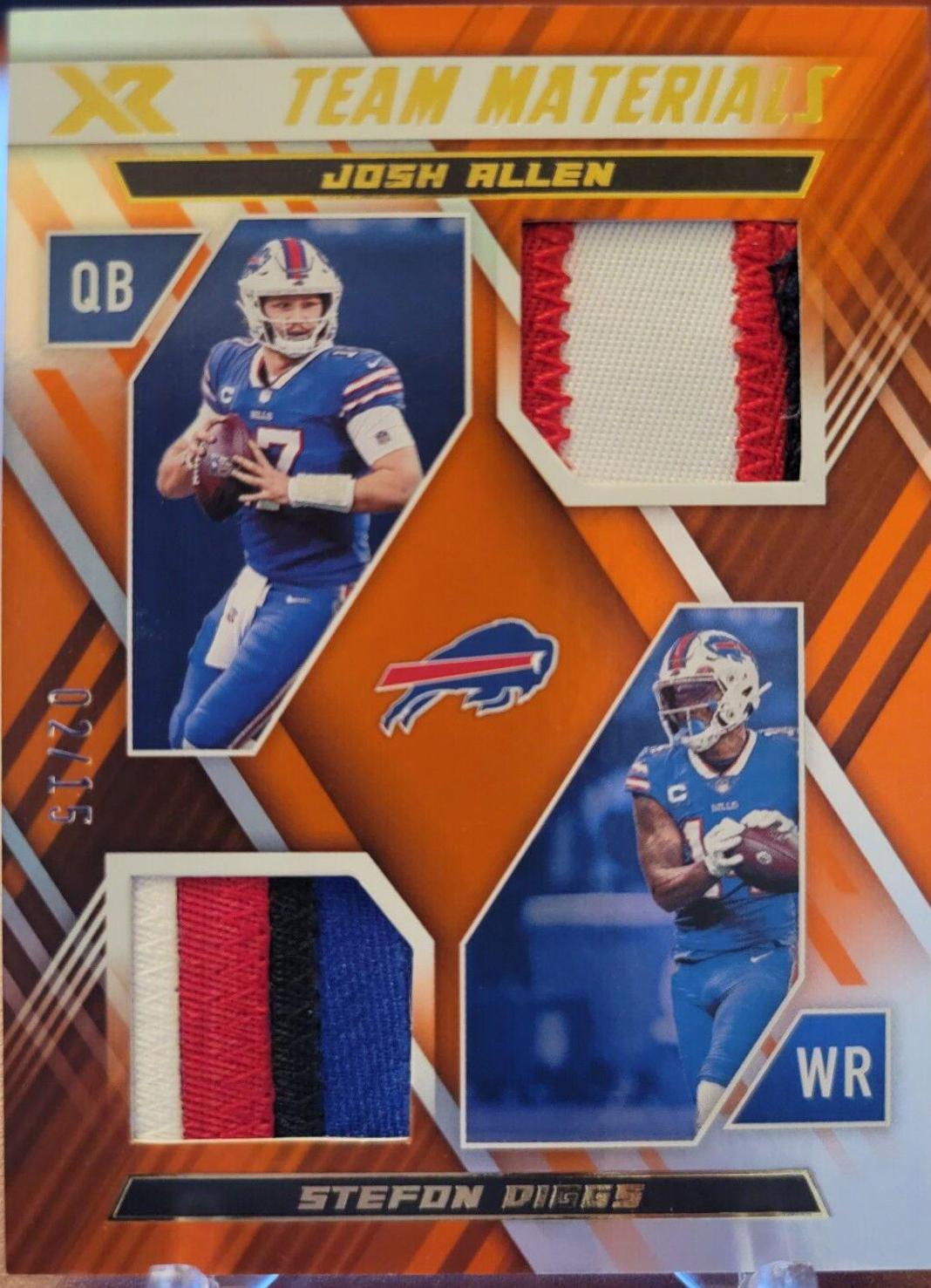 Josh Allen, Stefon Diggs [Orange] #TM-1