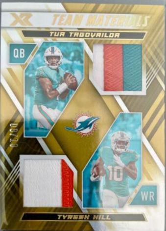 Tua Tagovailoa, Tyreek Hill [Gold] #TM-2