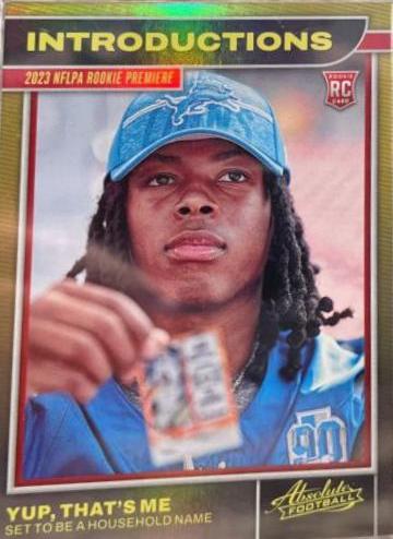 Jahmyr Gibbs [Spectrum Gold] #4