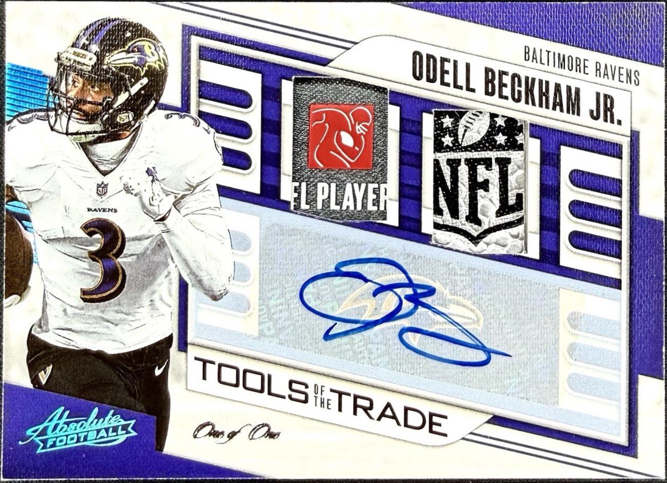 Odell Beckham Jr. [Triple Autograph Platinum] #TOTT-OBJ