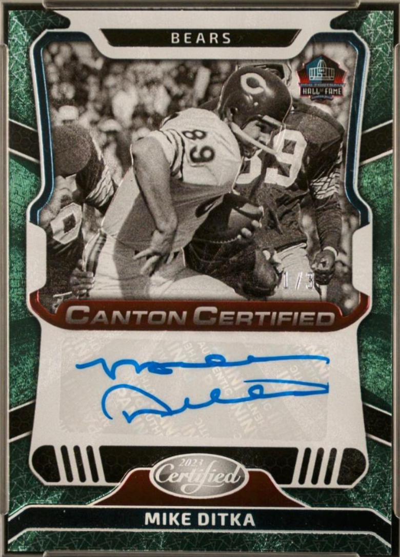 Mike Ditka [Green Etch] #CCS-MD