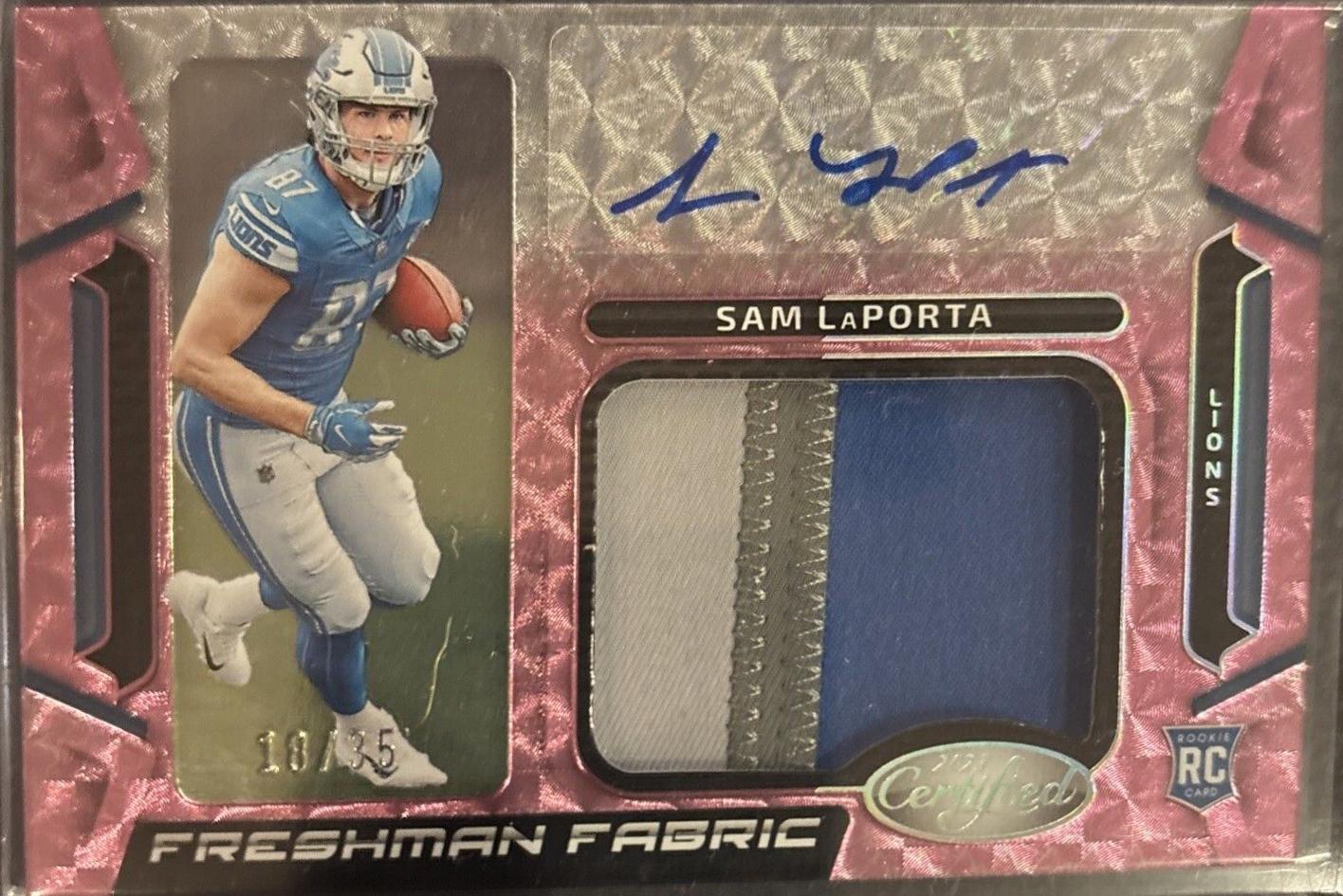 Sam LaPorta [Pink Etch] #FFMS-17