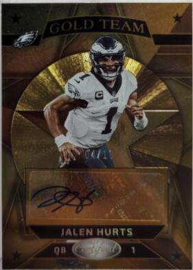 Jalen Hurts [Signatures Gold Etch] #GT-11