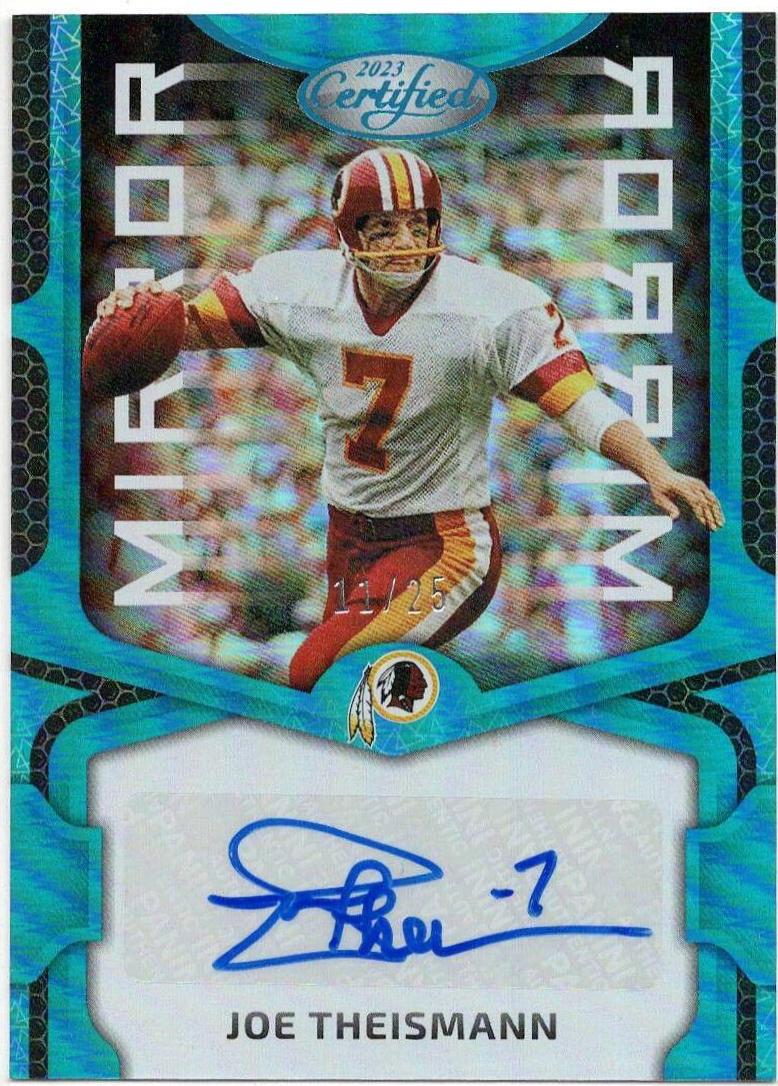 Joe Theismann [Teal] #MS36