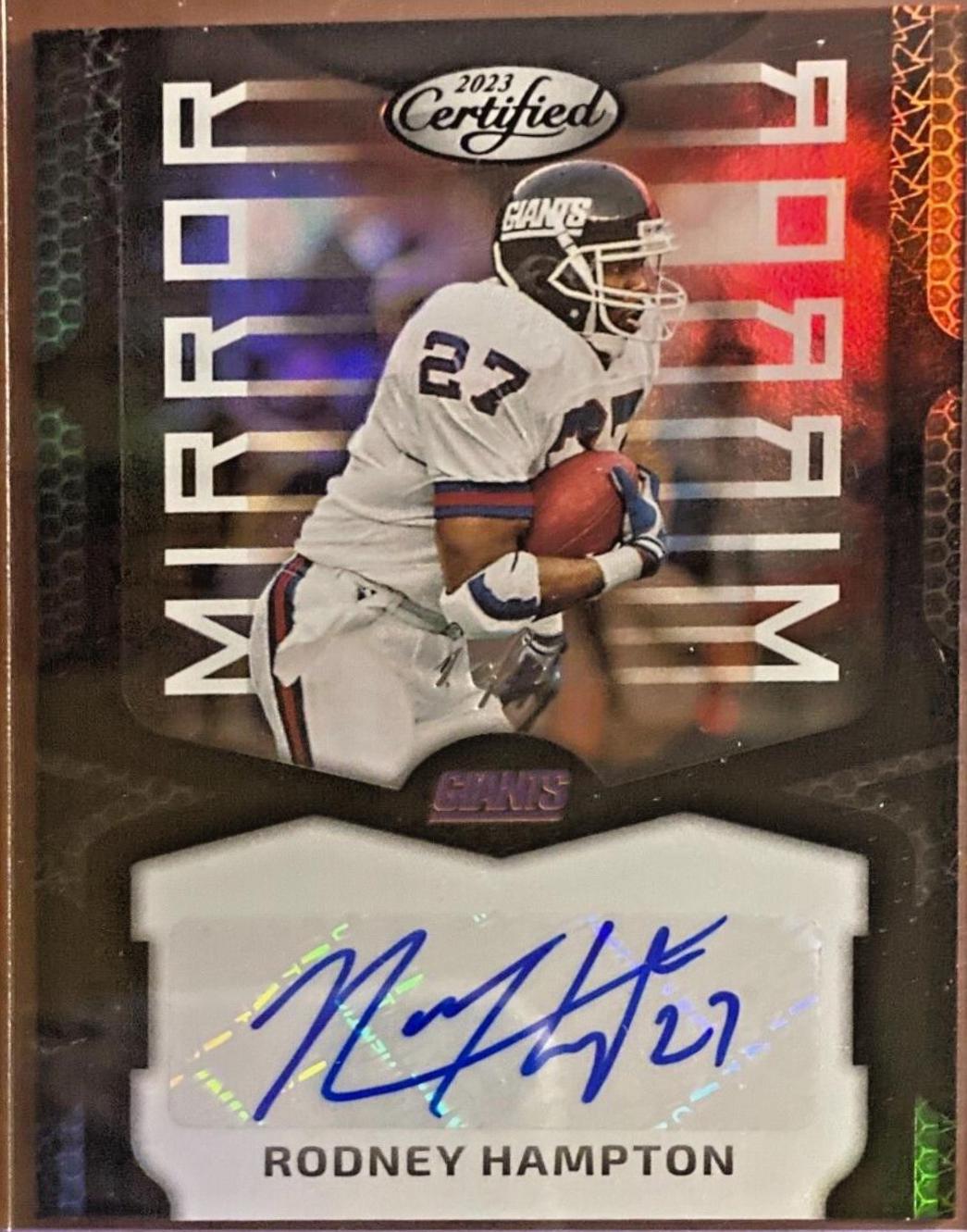 Rodney Hampton [Black] #MS90