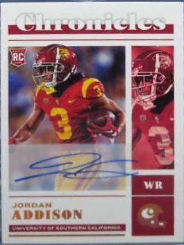 Jordan Addison [Autograph Gold] #7