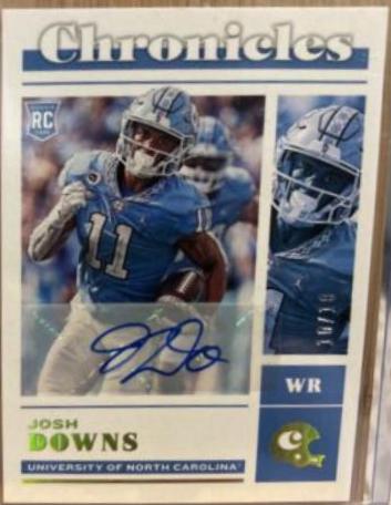 Josh Downs [Autograph Gold] #16