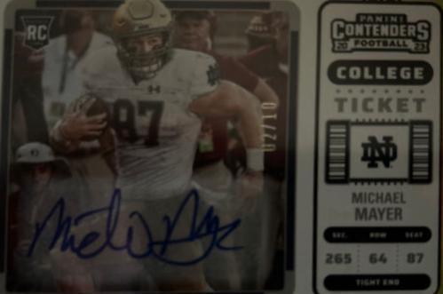 Michael Mayer [Autograph Gold] #8