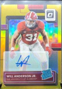 Will Anderson Jr. [Autograph Gold] #12