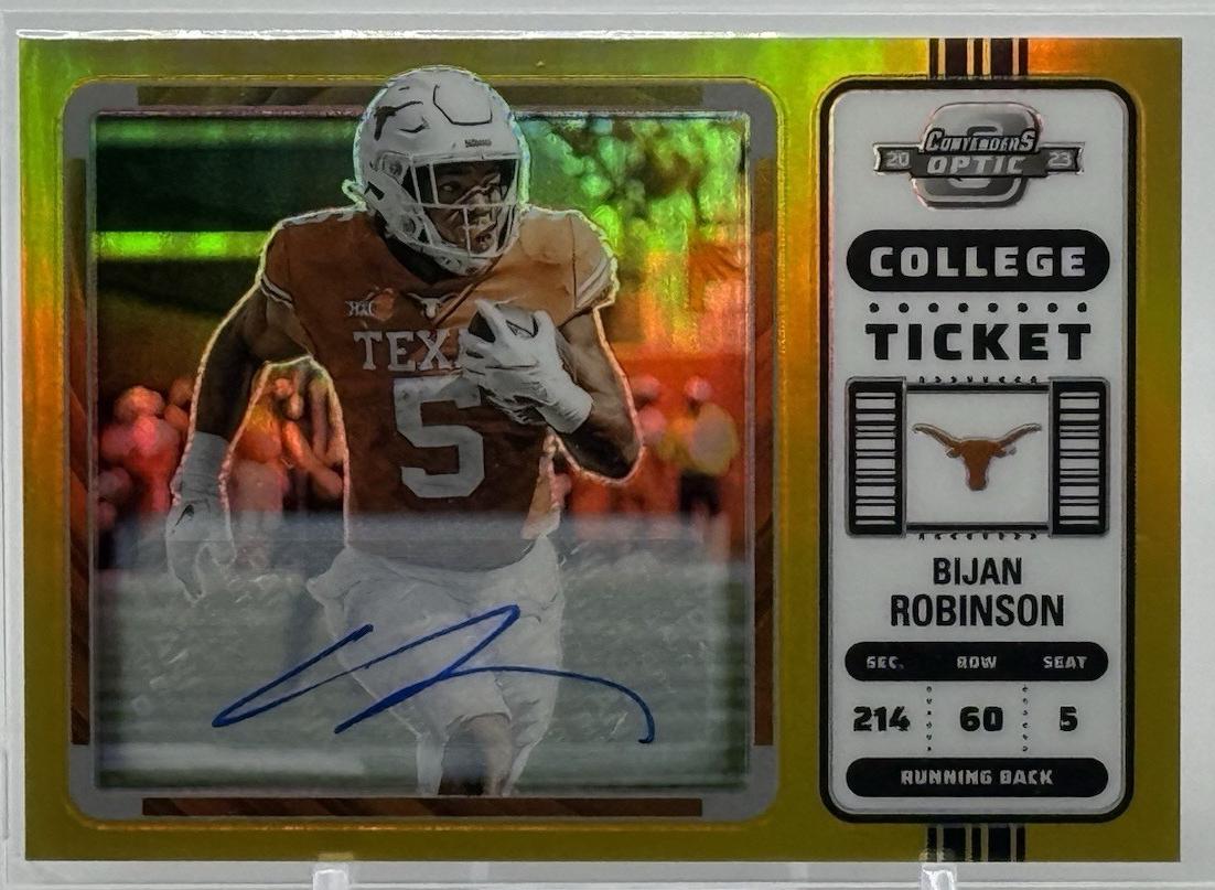 Bijan Robinson [Autograph Gold] #9