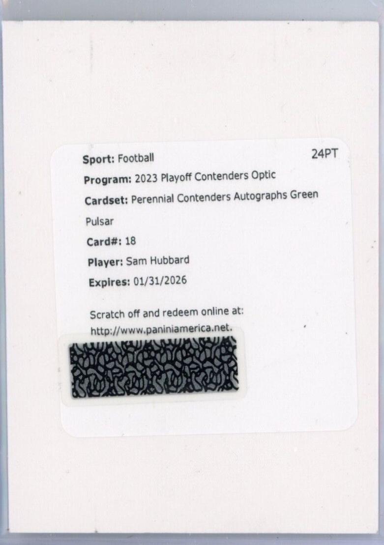 Sam Hubbard [Green Pulsar] #18