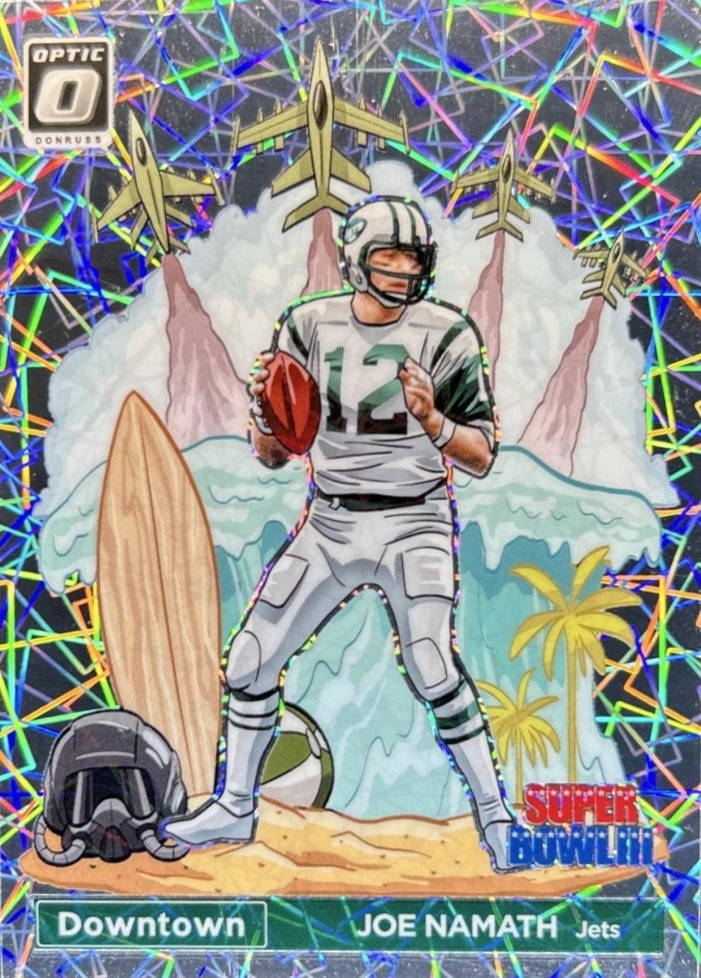 Joe Namath [Lazer Refractor] #SBD-JN