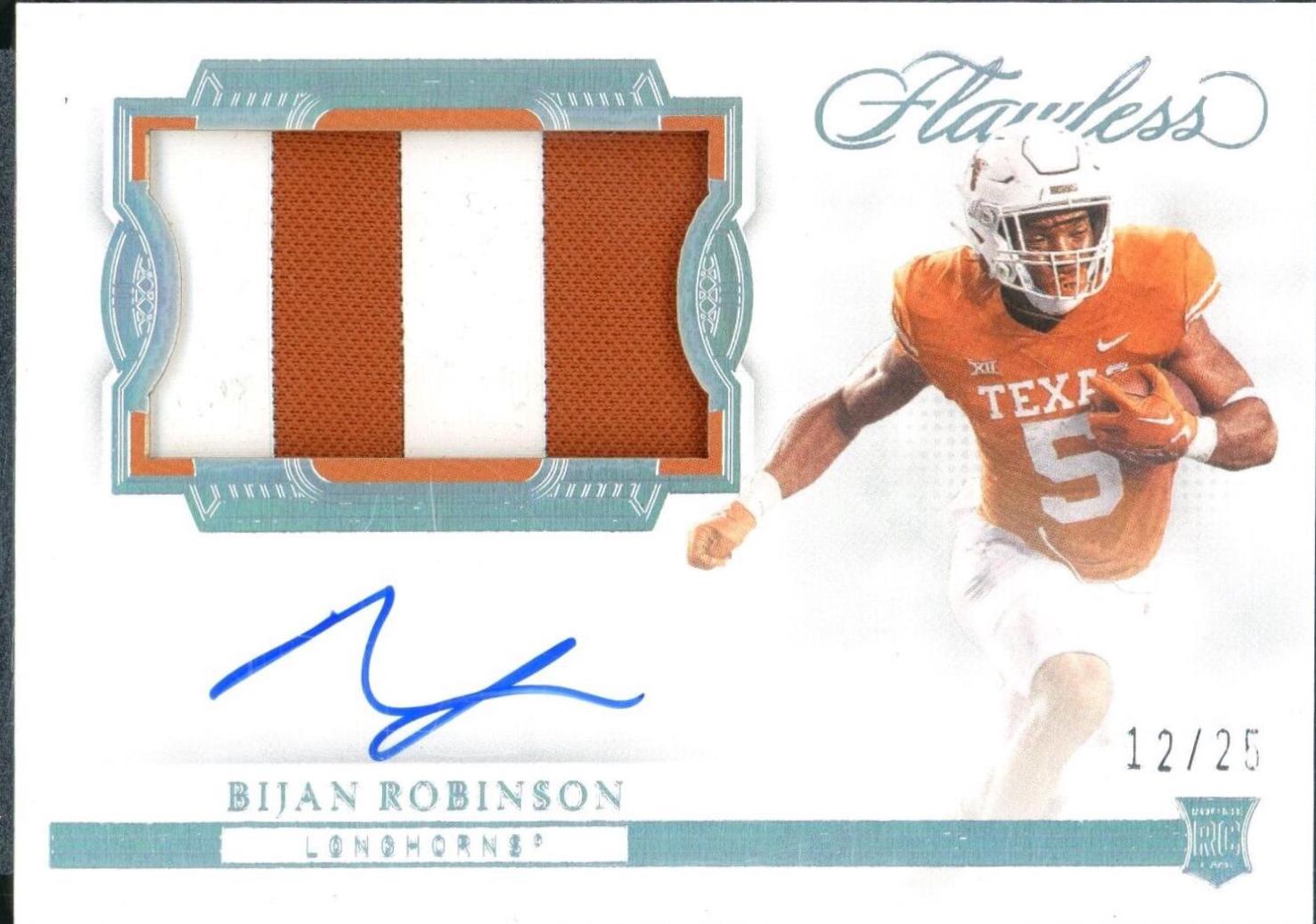 Bijan Robinson [Horizontal Patch Autograph] #137