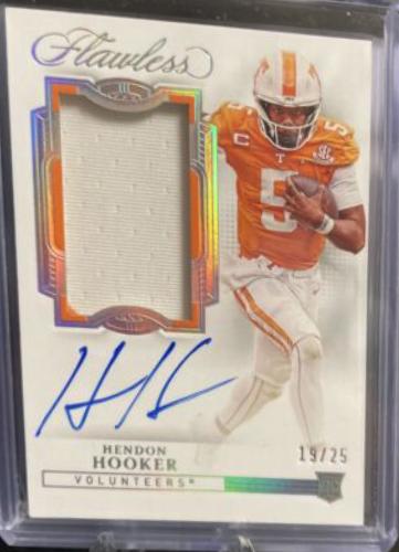 Hendon Hooker [Horizontal Patch Autograph] #130