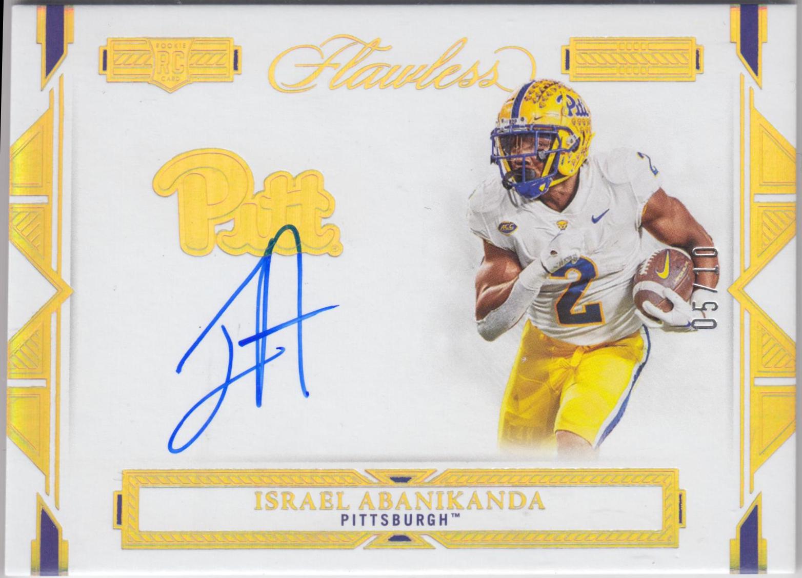 Israel Abanikanda [Autograph Gold] #130