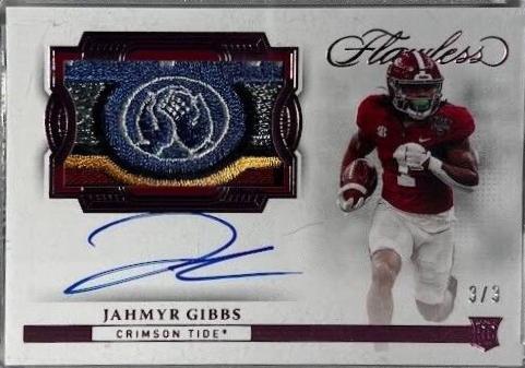 Jahmyr Gibbs [Horizontal Patch Autograph] #142