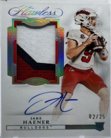 Jake Haener [Vertical Patch Autograph] #131